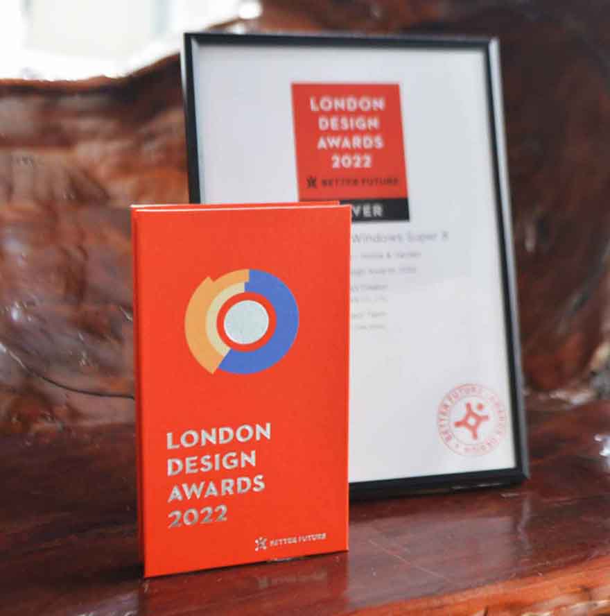 倫敦產品設計銀獎
