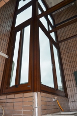 台北市文山區舊公寓後陽台隔音氣密窗