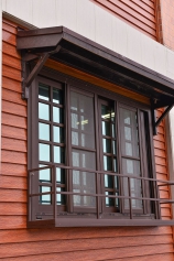 嘉義縣竹崎鄉商業空間阿里山奮起湖格子防盜隔音窗