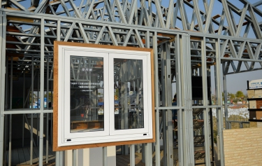 嘉義縣太保市冷軋型鋼構造日式外壁施工法王牌氣密窗