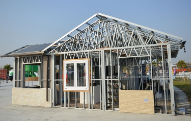 嘉義縣太保市冷軋型鋼構造外掛窗框節能氣密窗