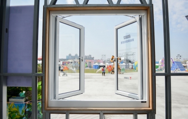 嘉義縣太保市冷軋型鋼構造氣密隔音推射窗