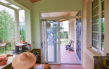 台南市白河區透天別墅景觀隔音橫拉窗