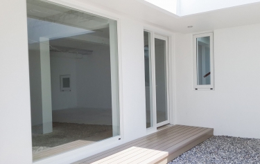 新北市淡水區透天別墅景觀落地採光窗