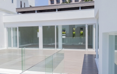 新北市淡水區透天別墅明亮採光落地隔音窗