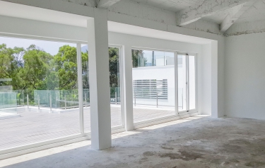 新北市淡水區透天別墅全面採光落地氣密窗