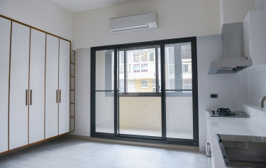 台南市仁德區透天別墅廚房橫拉氣密