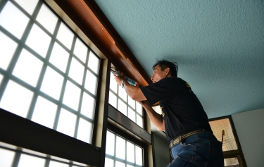 台南市新營區透天別墅舊換新-王牌氣密格子窗施工過程-5