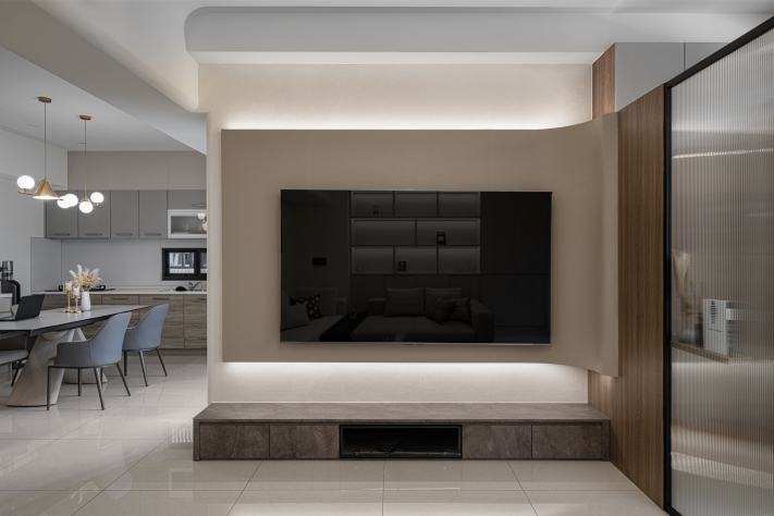 全天候氣密窗 × 柒享設計客廳設計一隅