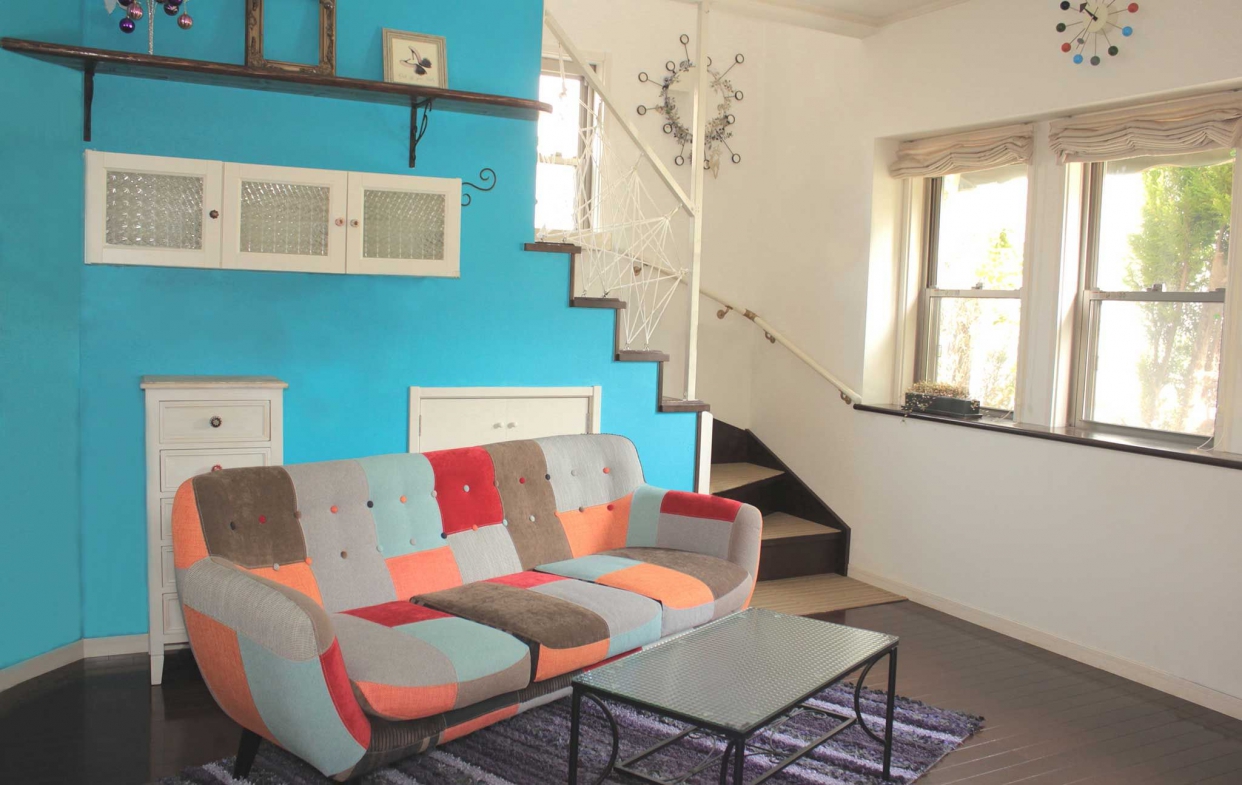 色彩混搭別有一番風味