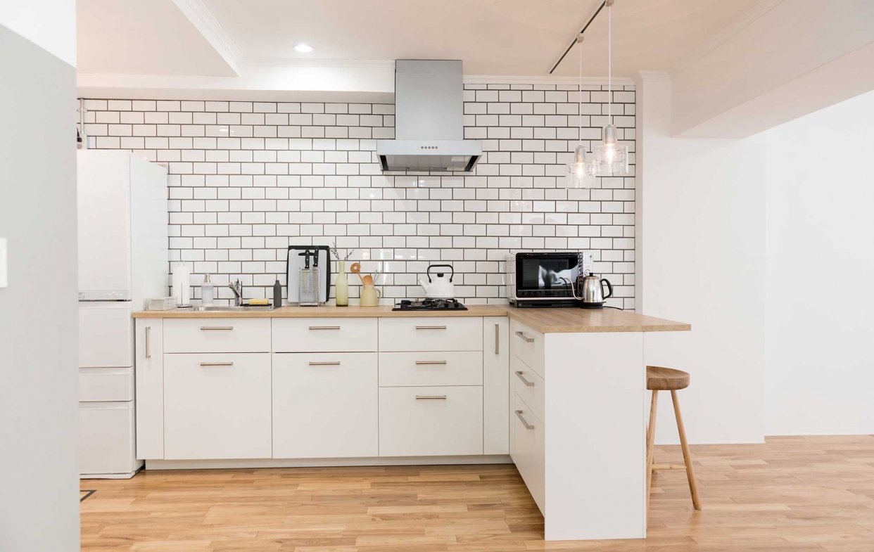 廚房翻修設計注意事項：廚房位置規劃-L字型