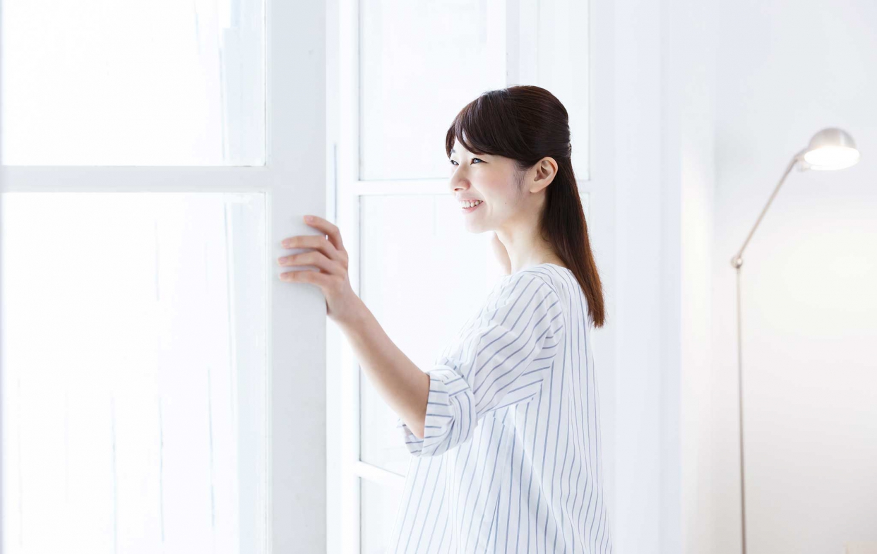 無毒建材:保持通風將有毒氣體排出室內