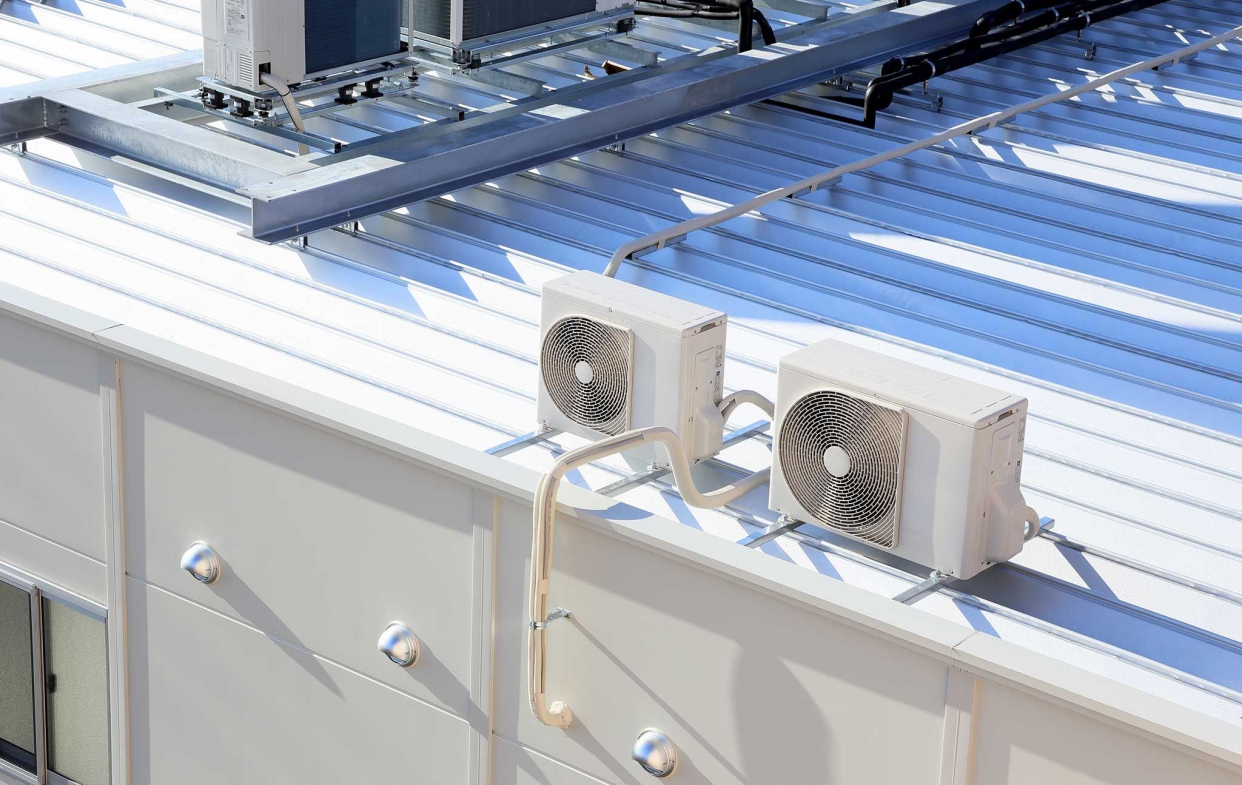 建議將冷氣安裝於室外或安裝分離式冷氣,能使隔音效果發揮功用-2