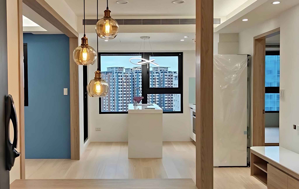 木地板施工完成圖