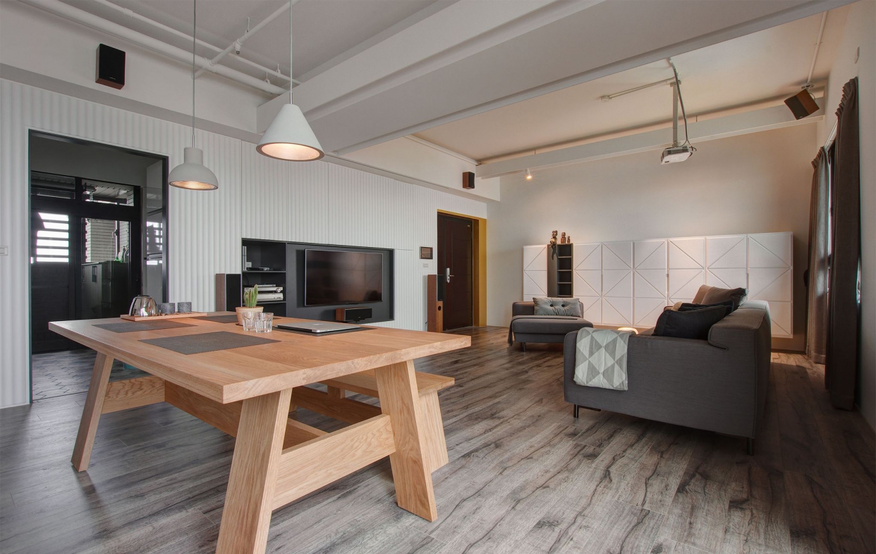 開放式的空間輕鬆舒適