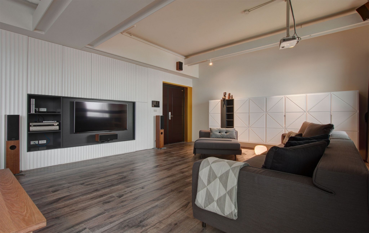 落地窗採光良好增加空間感