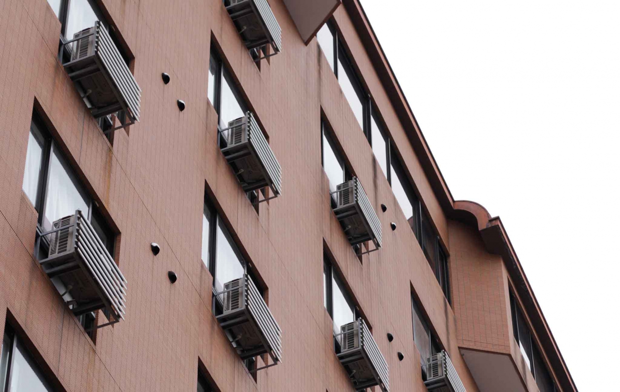 冷氣室外機示意