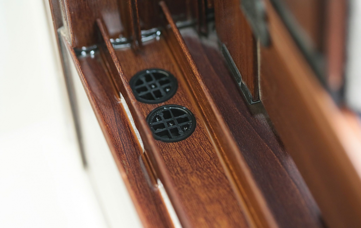 獨家發明快速排水設計