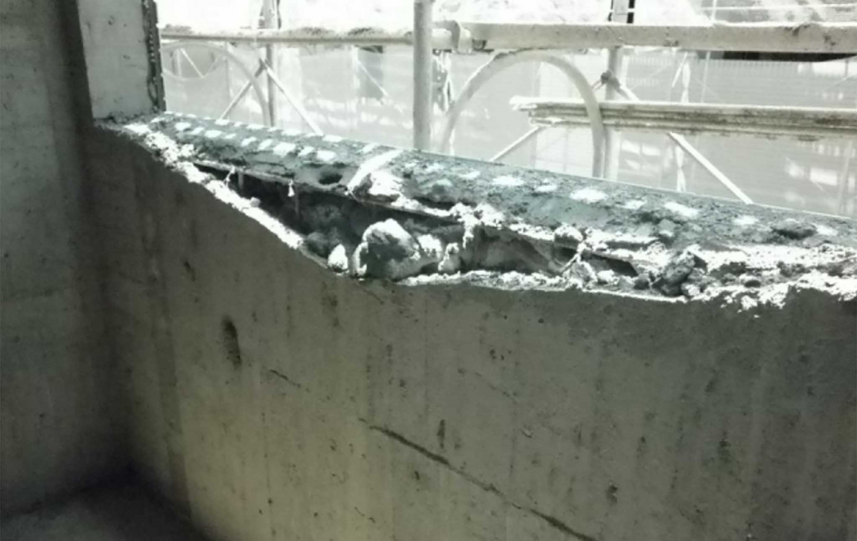 泥作崁縫施工不確實