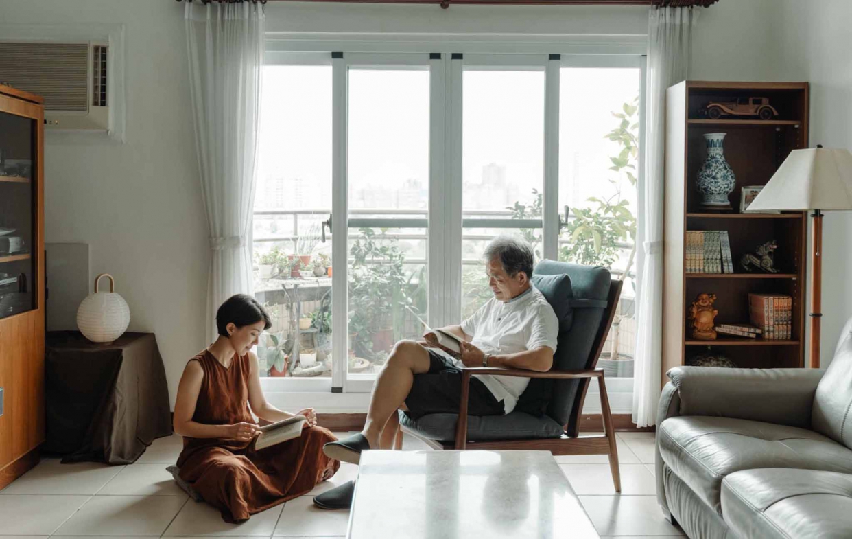 客廳氣密落地窗