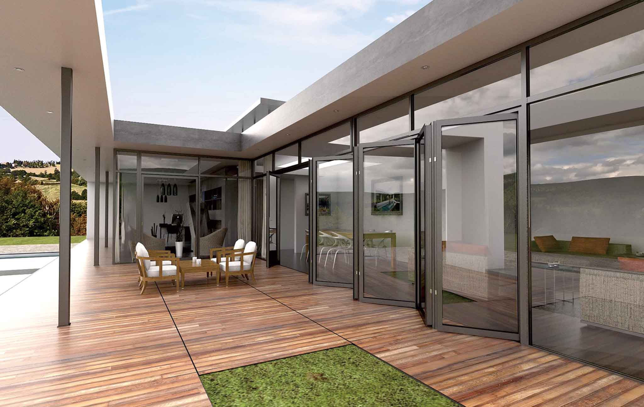 全天候德系折疊門系列