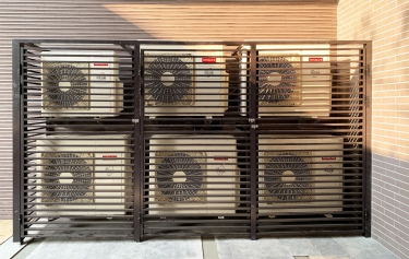 全天候鋁格柵搭配建築 美觀遮蔽