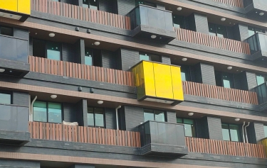 全天候鋁格柵搭配建築設計焦點